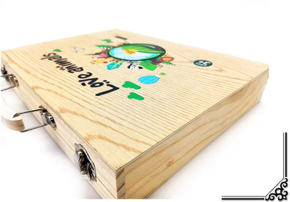 Lockable Colored Pencil Box Bag