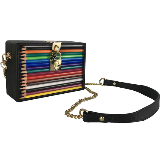 Lockable Colored Pencil Box Bag